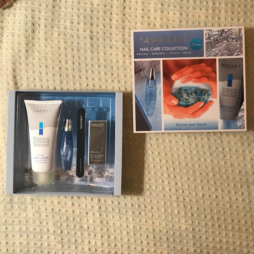 💅 SEACRET NAIL CARE COLLECTION - New In Box - OCEAN SCENT